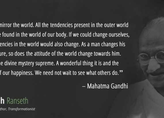 powerful quote by Mahatma Gandhi