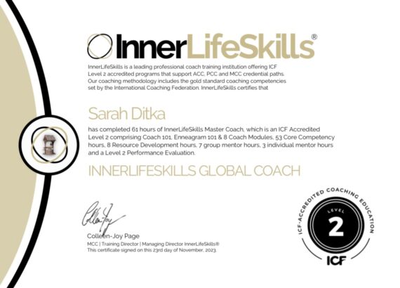 global coach certificate