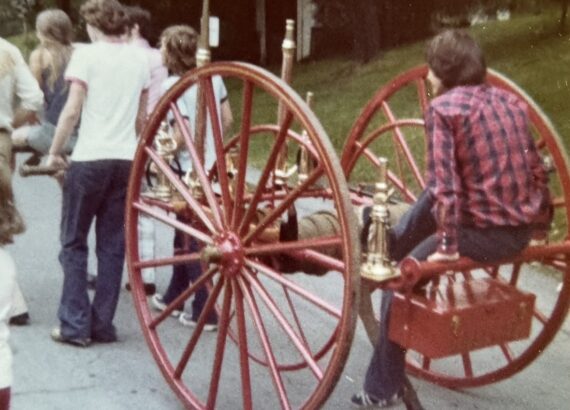 historical pumper firetruck