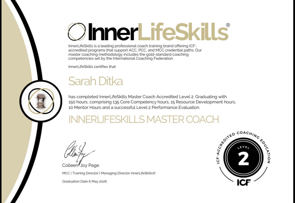 Master Coach certificate