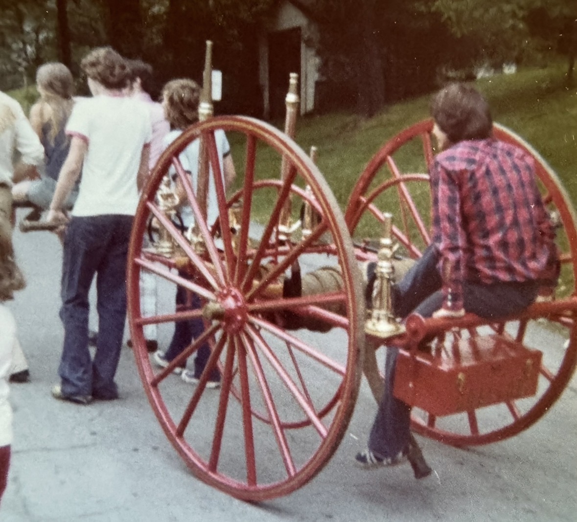 Screenshot historical pumper firetruck